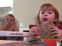 Screen Shot 2017-10-15 at 3.16.03 PM  Val and Liam continue to the next course of their meal while watching homemade TV